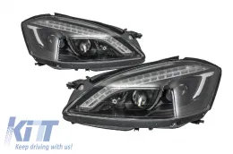 image-58-HID Xenon Prednja svijetla LED DRL prikladna za Mercedes S-klasu W221 (2005-2009) W222 izgleda crno