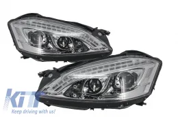 image-68-HID Xenon Prednja svijetla LED DRL prikladna za Mercedes S-Class W221 (2005-2009) W222 Look Chrome
