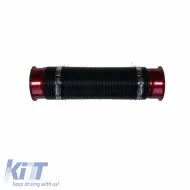 Hideg levegő beszívó cső rendszer, flexibilis, piros, Φ76mm-image-6295611