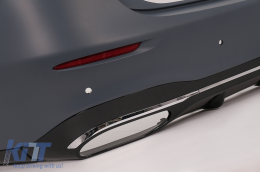 Hintere Stoßstange Spoiler für Mercedes S-Klasse W223 V223 20+ Sport Line Look Diffusor-image-6100781