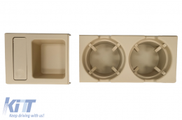 image-34-Holder Cup and Coin Box suitable for BMW 3 Series E46 (1998-2005) Beige