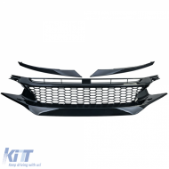 Honeycomb Clean hűtőrács TR Performance fényes fekete Honda Civic X FC FK 2016-2020-image-6264136