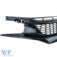 Honeycomb Clean Radiator Grille TR Performance Gloss for Honda Civic X FC FK 2016-2020-image-6264141