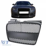 image-68-Honeycomb Grille Black for Audi A4 B7 04-07 + Cabriolet