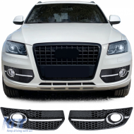 Honeycomb Grille Inserts Bumper for Audi Q5 8R 09-12 with S-Line