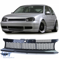 Honeycomb grille without emblem black for VW Golf 4 sedan estate convertible 97-06 - ODGV6013859