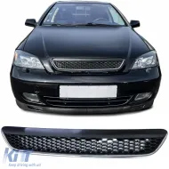 image-53-Honeycomb grille without emblem for Opel Astra G including OPC 1997-2004
