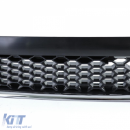 Honeycomb grille without emblem for Opel Astra G including OPC 1997-2004-image-6210649