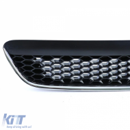 Honeycomb grille without emblem for Opel Astra G including OPC 1997-2004-image-6210650