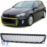 image-68-Honeycomb Mesh Grille Bumper suitable for VW Golf 6 08-12 GTI GTD