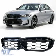 image-76-Honeycomb Performance Grille Black for 3 Series BMW G20 G21 LCI from 2022