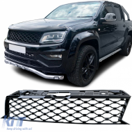 Honeycomb Performance Grille Black without Emblem for VW Amarok I 2010-2022