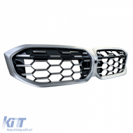 Honeycomb Performance hűtőrács fekete króm BMW 3-as G20 G21 LCI 2022-t?l-image-6210521