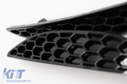 Honeycomb Rear Bumper Reflector Cover suitable for VW Golf 7 GTI Hatchback 5G (2013-2017)-image-6086460