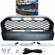 Honeycomb Sport Grille Black with LED fits Ford Ranger T7 16-19 2.2 3.2 - ODGF6014421