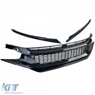 Honigwaben-Reinigungs-Kühlergrill TR Performance Gloss, geeignet für Honda Civic X FC FK 2016-2020-image-6264139