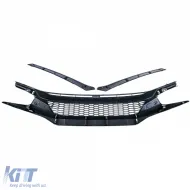 Honigwaben-Reinigungs-Kühlergrill TR Performance Gloss, geeignet für Honda Civic X FC FK 2016-2020-image-6264142