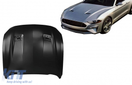 Hood Bonnet suitable for Ford Mustang Mk6 VI Sixth Generation (2018-2022) GT Design
