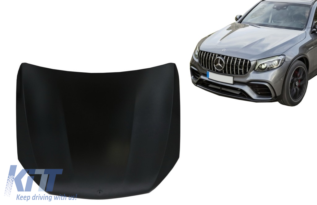 Hood Bonnet suitable for Mercedes GLC SUV X253 Coupe C253 (2015-Up