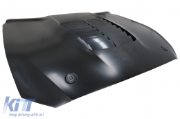 Hood Bonnet with Air Vents suitable for Ford Mustang Mk6 VI Sixth Generation (2015-2017) GT 500 Design-image-6077369
