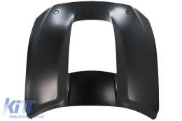 Hood Bonnet with Air Vents suitable for Ford Mustang Mk6 VI Sixth Generation (2015-2017) GT 500 Design-image-6077371