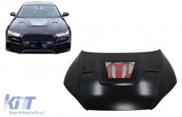 Hood Bonnet with Engine Cover suitable for Audi A5 B9 (2016-2019) GT Design - HDAUA5F5