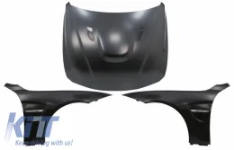 image-52-Hood Bonnet with Front Fenders Black and Chrome suitable for BMW 4 Series F32 F33 F36 (2013-2017) M3 M4 GTS Look