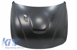 Hood Bonnet with Front Fenders Black suitable for BMW 3 Series F30 F31 (2011-2019) M3 GTS Look-image-6065566