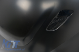 Hood Bonnet with Front Fenders Black suitable for BMW 3 Series F30 F31 (2011-2019) M3 GTS Look-image-6065570