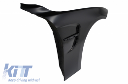 Hood Bonnet with Front Fenders Black suitable for BMW 4 Series F32 F33 F36 (2011-2019) M4 GTS Look