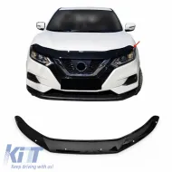 image-20-Hood Deflector geeignet für Nissan Qashqai 2017-2021 Schwarze Farbe