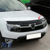Hood Deflector suitable for Dacia Duster 2010-2017 Black Color-image-6327660