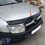 Hood Deflector suitable for Dacia Duster 2010-2017 Black Color-image-6327661