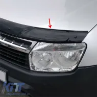 Hood Deflector suitable for Dacia Duster 2010-2017 Black Color-image-6327662