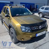 Hood Deflector suitable for Dacia Duster 2010-2017 Black Color-image-6327668