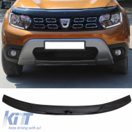 Hood Deflector suitable for Dacia Duster 2018-2023 Black Color
