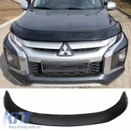 Hood Deflector suitable for Mitsubishi L200 2019+ Black Color
