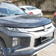 Hood Deflector suitable for Mitsubishi L200 2019+ Black Color-image-6327708