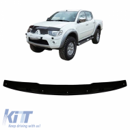 Hood Deflector suitable for Mitsubishi L200 2006-2014 Black Color