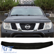 Hood Deflector suitable for Nissan Navara 2006-2015 Black Color