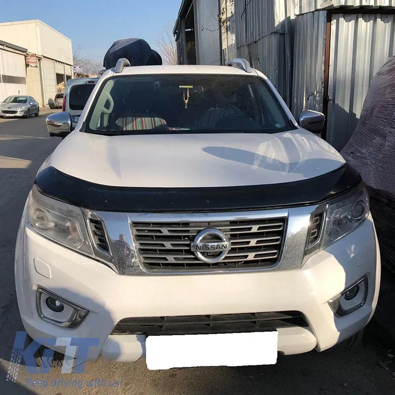 Hood Deflector suitable for Nissan Navara 2015-2020 Black Color