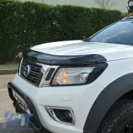 Hood Deflector suitable for Nissan Navara 2015-2020 Black Color-image-6327745