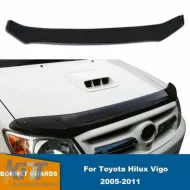 image-21-Hood Deflector suitable for Toyota Hilux 2006-2012 Black Color