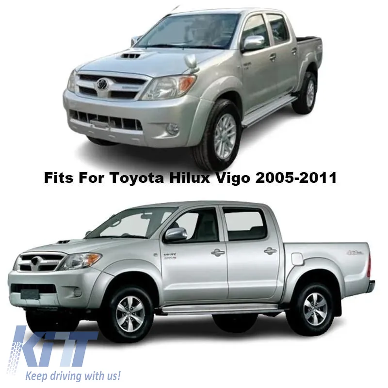 Hood Deflector suitable for Toyota Hilux 2006-2012 Black Color