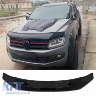 Hood Deflector suitable for VW Amarok 2010+ Black Color