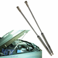 Hood Lifter suitable for Audi A3 8L 96-03 Chrome 52cm ΒΟΝ1000 2 Pcs