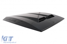 Hood Scoop Bonnet suitable for Mercedes G-Class W463 Facelift (2018-) Black - HSMBW464