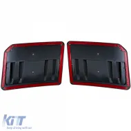 Hood Scoop Set schwarz geeignet für Ford Ranger T9 ab 2022-image-6211259