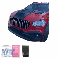 Hood Scoop suitable for Mercedes-Benz X-Class W470 2017+ Black Color-image-6323331