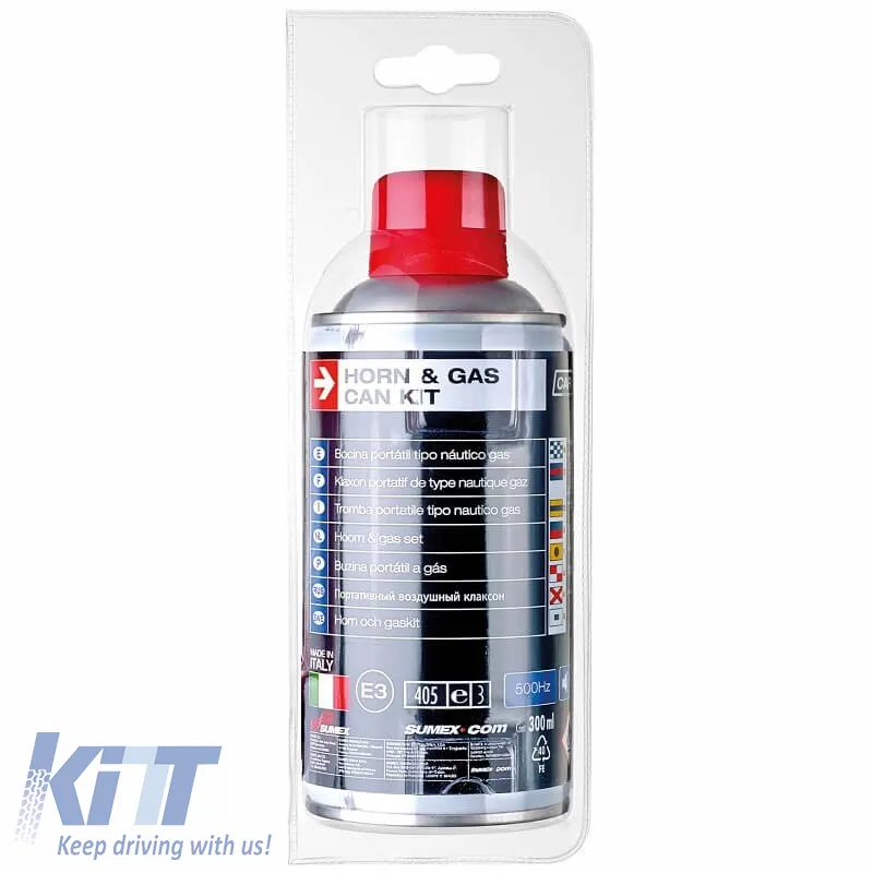Horn Gas Replacement Can 300ml With E3 Made in Italy